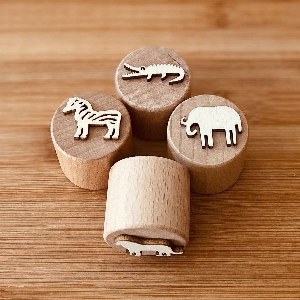 Safari - Wooden Stamps - Lex and Fox
